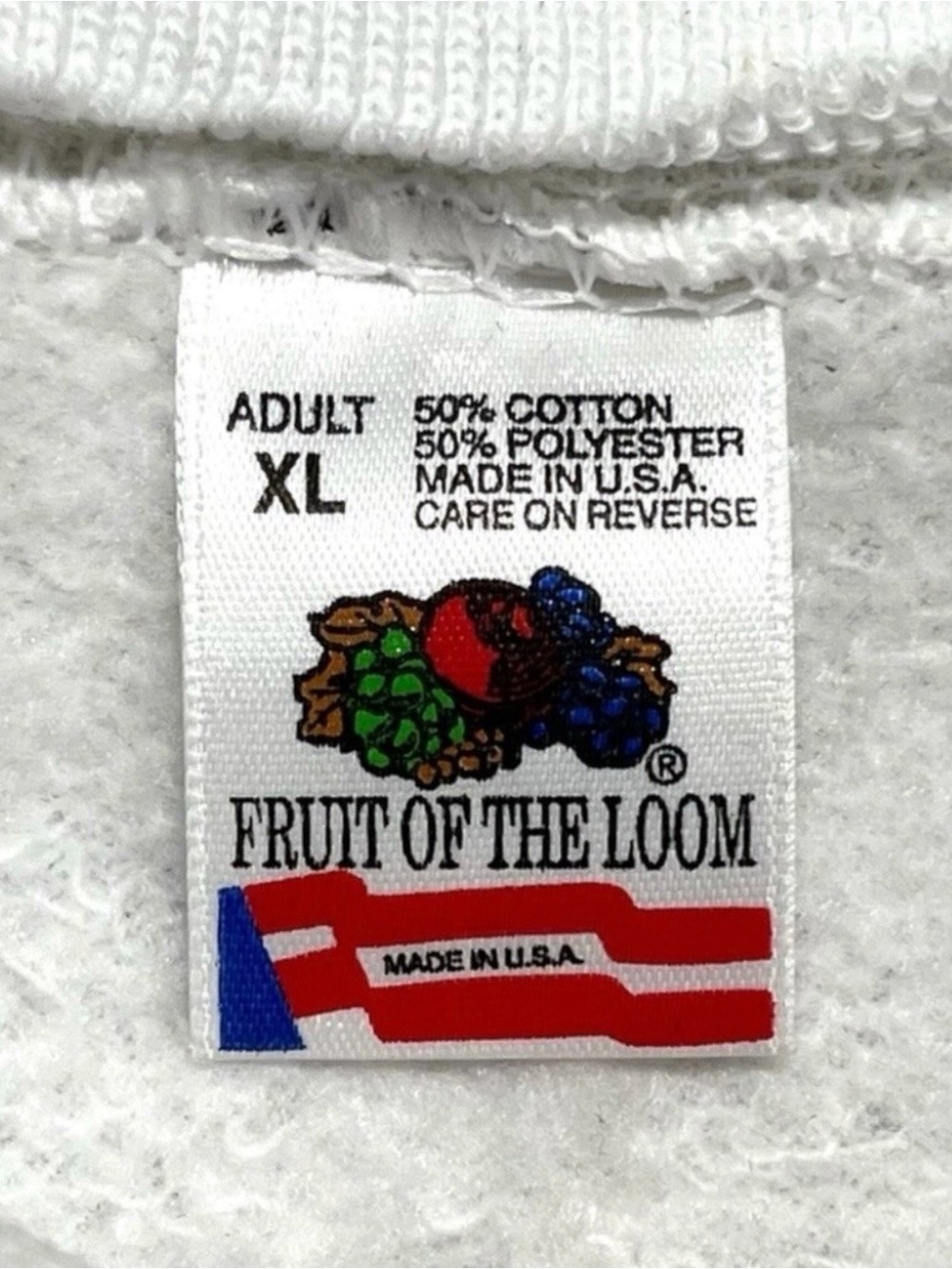 Vintage✨ | Fruit of the Loom | Cat Portrait Embroidered Knit Collar Sweater - Picture 7 of 10